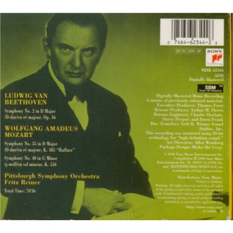 MOZART - Reiner - Symphonie n°35 en ré majeur K.385 'Haffner'